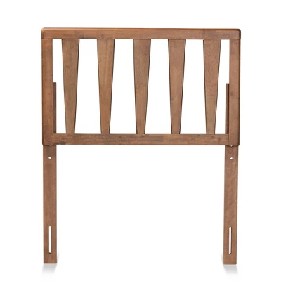 Duncan Wood Headboard Walnut - Baxton Studio