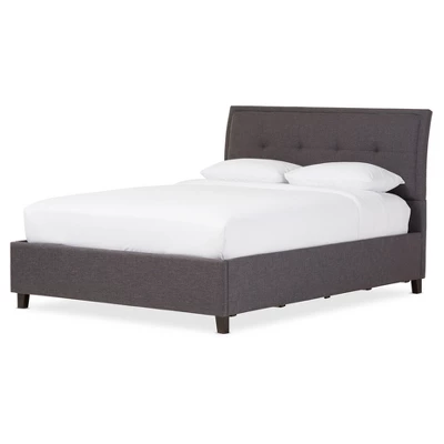 Queen Lea Modern And Contemporary Mix - Linen Storage Platform Bed - Baxton Studio - Image 10