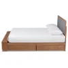 4 Drawer Cosma Transitional Wood Platform Storage Bed - Baxton Studio