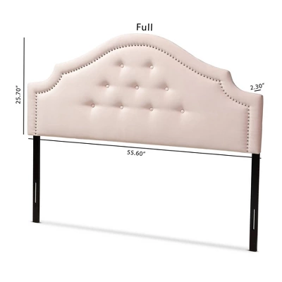 Cora Velvet Headboard -Baxton Studio - Image 5