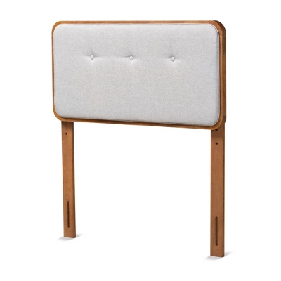 Twin Palina Upholstered And Wood Headboard - Baxton Studio - Image 5