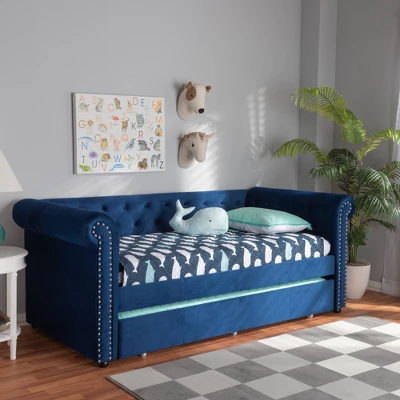 Mabelle Daybed With Trundle - Baxton Studio - Image 6