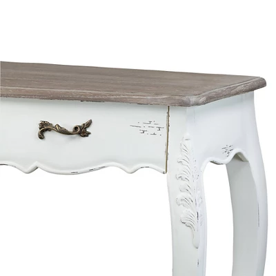 Bourbonnais Wood Traditional French Console Table - Baxton Studio - Image 2