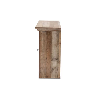 2 Door Albert Wood Dining Room Sideboard Buffet Brown - Baxton Studio