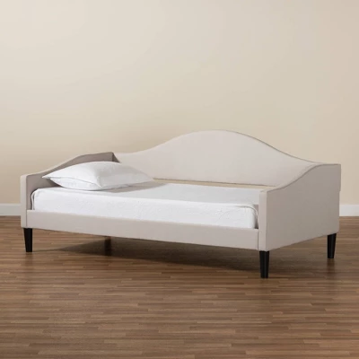 Full Milligan Upholstered Wood Daybed - Baxton Studio - Image 8
