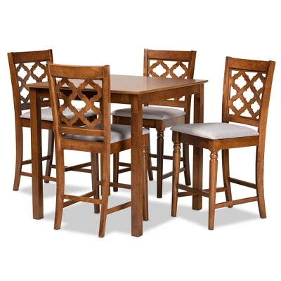5pc Ramiro Wood Pub Set - Baxton Studio - Image 10