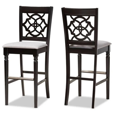 Set Of 2 Alexandra Barstool - Baxton Studio - Image 8
