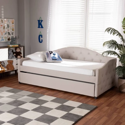 Becker Transitional Daybed With Trundle - Baxton Studio - Image 7