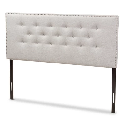 Windsor Modern And Contemporary Fabric Upholstered Headboard Beige - Baxton Studio - Image 6