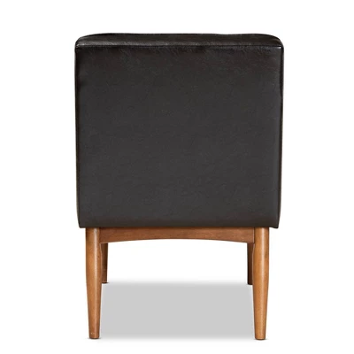 Sanford Wood Dining Chair - Baxton Studio - Image 3