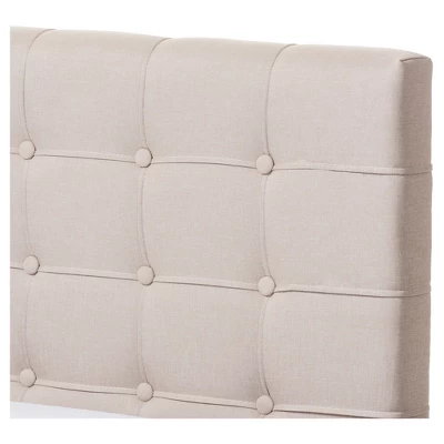 Queen Rene Modern And Contemporary Fabric 4 Drawer Storage Platform Bed - Baxton Studio - Image 5