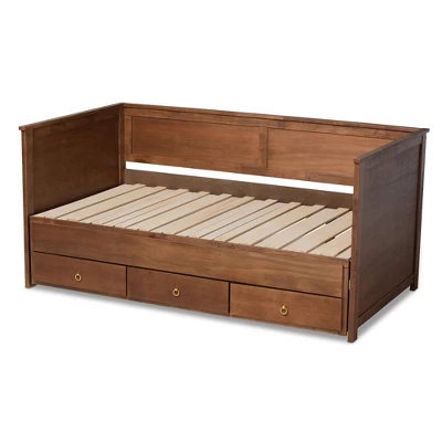 Twin To King Thomas Expandable Daybed With Storage Drawers - Baxton Studio - Image 5