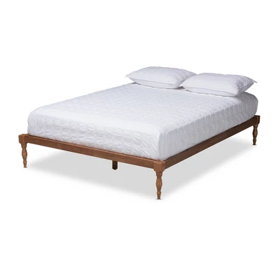 Iseline Finished Wood Platform Bed Frame - Baxton Studio - Image 8