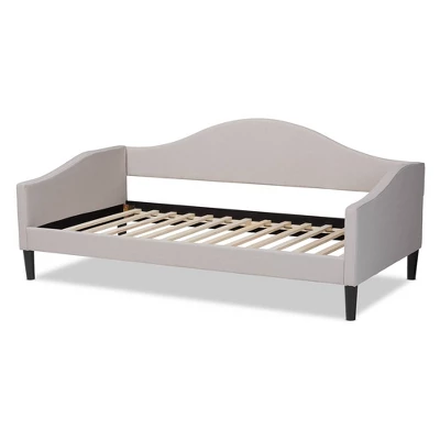 Full Milligan Upholstered Wood Daybed - Baxton Studio - Image 3