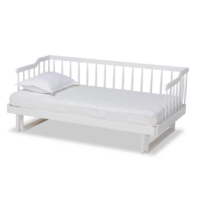 Twin To King Muriel Expandable Spindle Daybed - Baxton Studio - Image 11