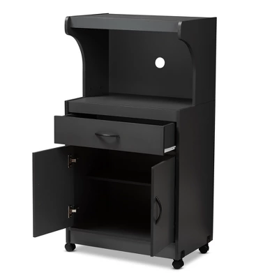 Tannis Finished Kitchen Cabinet - Baxton Studio - Image 8