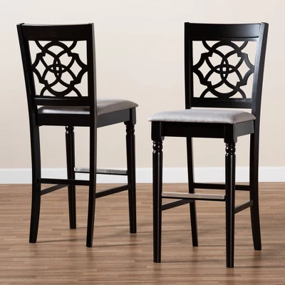 Set Of 2 Alexandra Barstool - Baxton Studio - Image 7