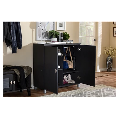 Marcy Modern And Contemporary Wood Entryway Storage Sideboard Cabinet - Baxton Studio - Image 5