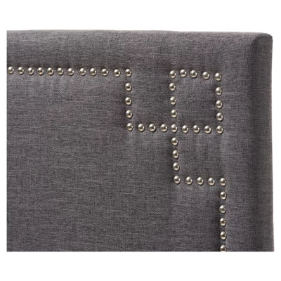 Geneva Modern And Contemporary Fabric Upholstered Headboard - Twin - Baxton Studio - Image 2
