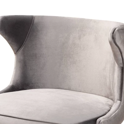 2pc Sagira Velvet Fabric Upholstered And Wood Counter Height Barstool Set - Baxton Studio - Image 3