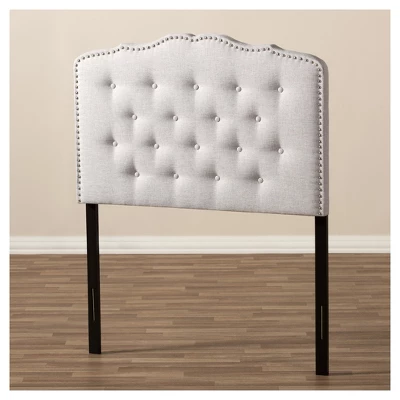 Lucy Modern And Contemporary Fabric Headboard - Baxton Studio - Image 3
