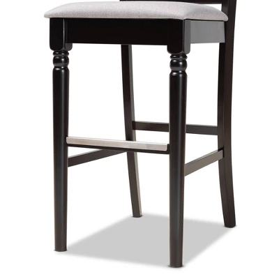 Set Of 2 Alexandra Barstool - Baxton Studio - Image 5