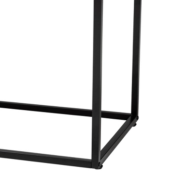 Amelia Wood Rattan Sideboard Buffet Dining Cabinet Natural Brown/Black - Baxton Studio - Image 6