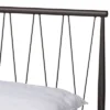Samir Metal Platform Bed Black - Baxton Studio