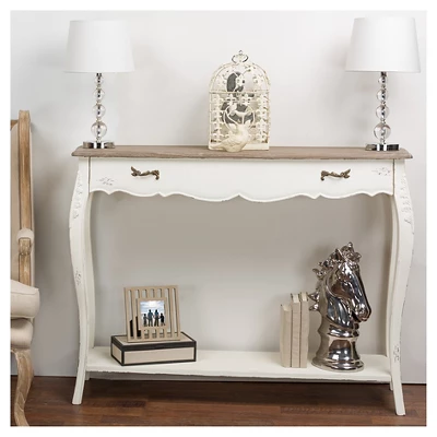 Bourbonnais Wood Traditional French Console Table - Baxton Studio - Image 5