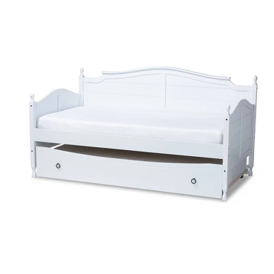 Twin Mara Wood Daybed With Trundle - Baxton Studio - Image 13