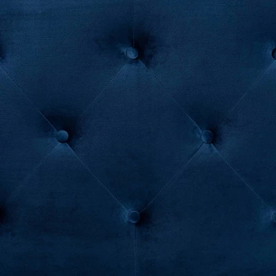 Leone Velvet Fabric Upholstered Headboard - Baxton Studio - Image 2