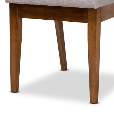 2pc Octavia Wood Dining Chair Set - Baxton Studio - Image 4