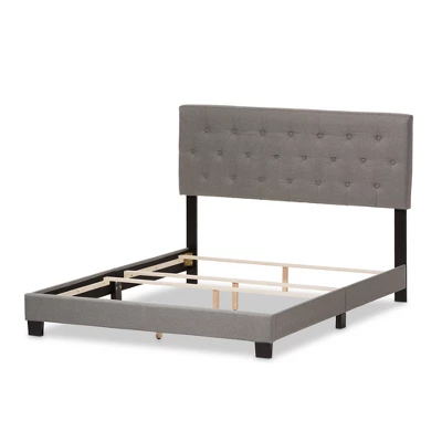 Cassandra Modern And Contemporary Fabric Upholstered Bed - Baxton Studio - Image 2