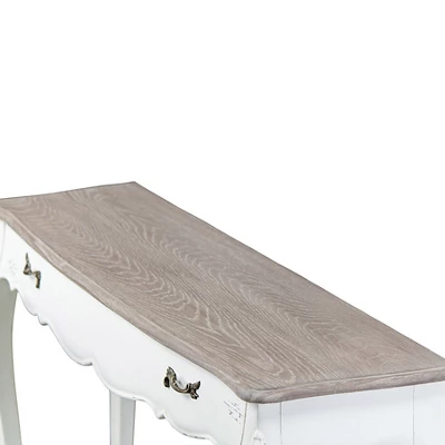 Bourbonnais Wood Traditional French Console Table - Baxton Studio - Image 3