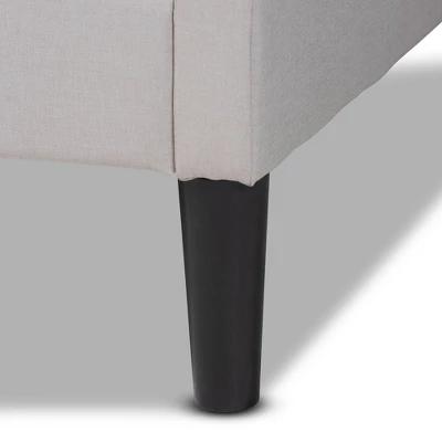 Full Milligan Upholstered Wood Daybed - Baxton Studio - Image 5