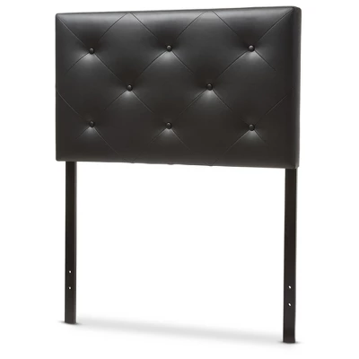 Twin Baltimore Modern And Contemporary Faux Leather Upholstered Headboard - Baxton Studio - Image 4