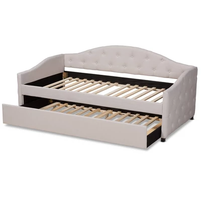 Becker Transitional Daybed With Trundle - Baxton Studio - Image 4