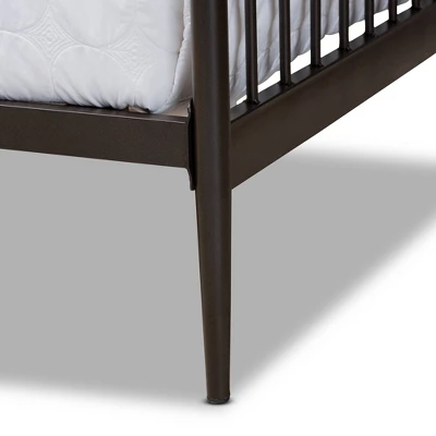 Full Rupert Vintage Industrial Metal Daybed Black - Baxton Studio - Image 4