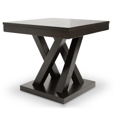 Everdon Modern End Table Dark Brown - Baxton Studio - Image 3