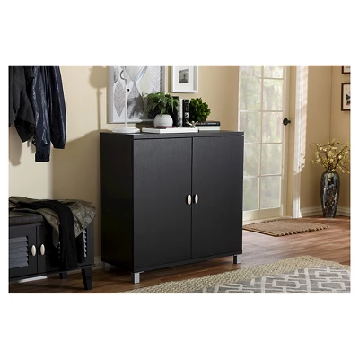 Marcy Modern And Contemporary Wood Entryway Storage Sideboard Cabinet - Baxton Studio - Image 4