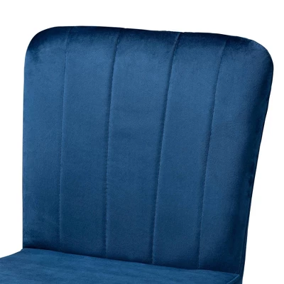 2pc Preston Two-Tone And Metal Bar Stool Set - Baxton Studio - Image 3