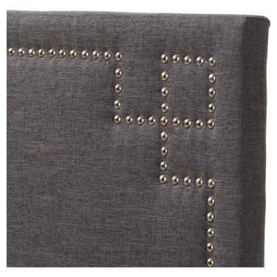 Geneva Modern And Contemporary Fabric Upholstered Headboard - Baxton Studio - Image 2