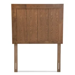 Patwin Wood Headboard Walnut - Baxton Studio