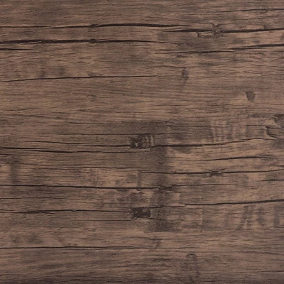 Calder Wood And Metal Dining Table Walnut Brown/Black - Baxton Studio - Image 5