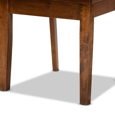 Caron Wood Dining Chair Set - Baxton Studio - Image 4