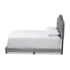 Embla Velvet Fabric Upholstered Bed - Baxton Studio