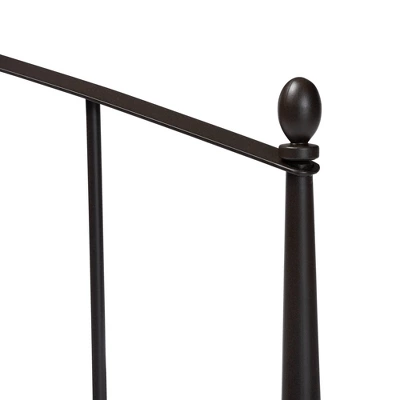 Queen Lana Metal Platform Bed Black - Baxton Studio - Image 3