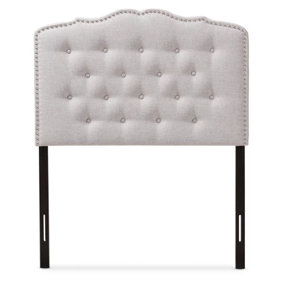 Lucy Modern And Contemporary Fabric Headboard - Baxton Studio