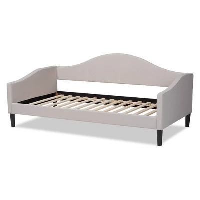 Twin Milligan Upholstered And Wood Daybed - Baxton Studio - Image 4
