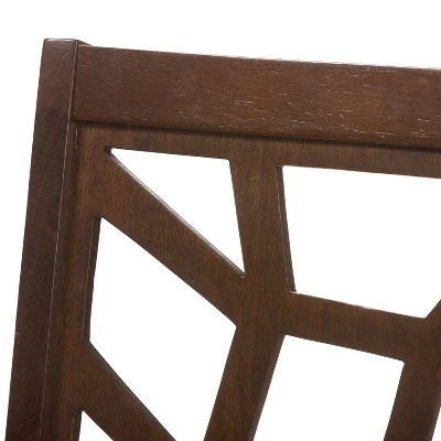 5pc Mozaika Leather Contemporary Dining Set Black - Baxton Studio - Image 2